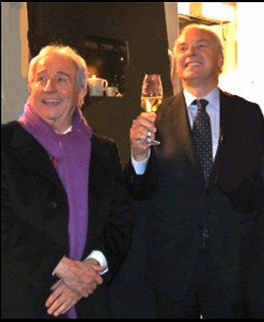 Michel Guérard en compagnie de Philippe Gombert, Président des Relais&Châteaux © Candice Gombert/laradiodugoût.fr